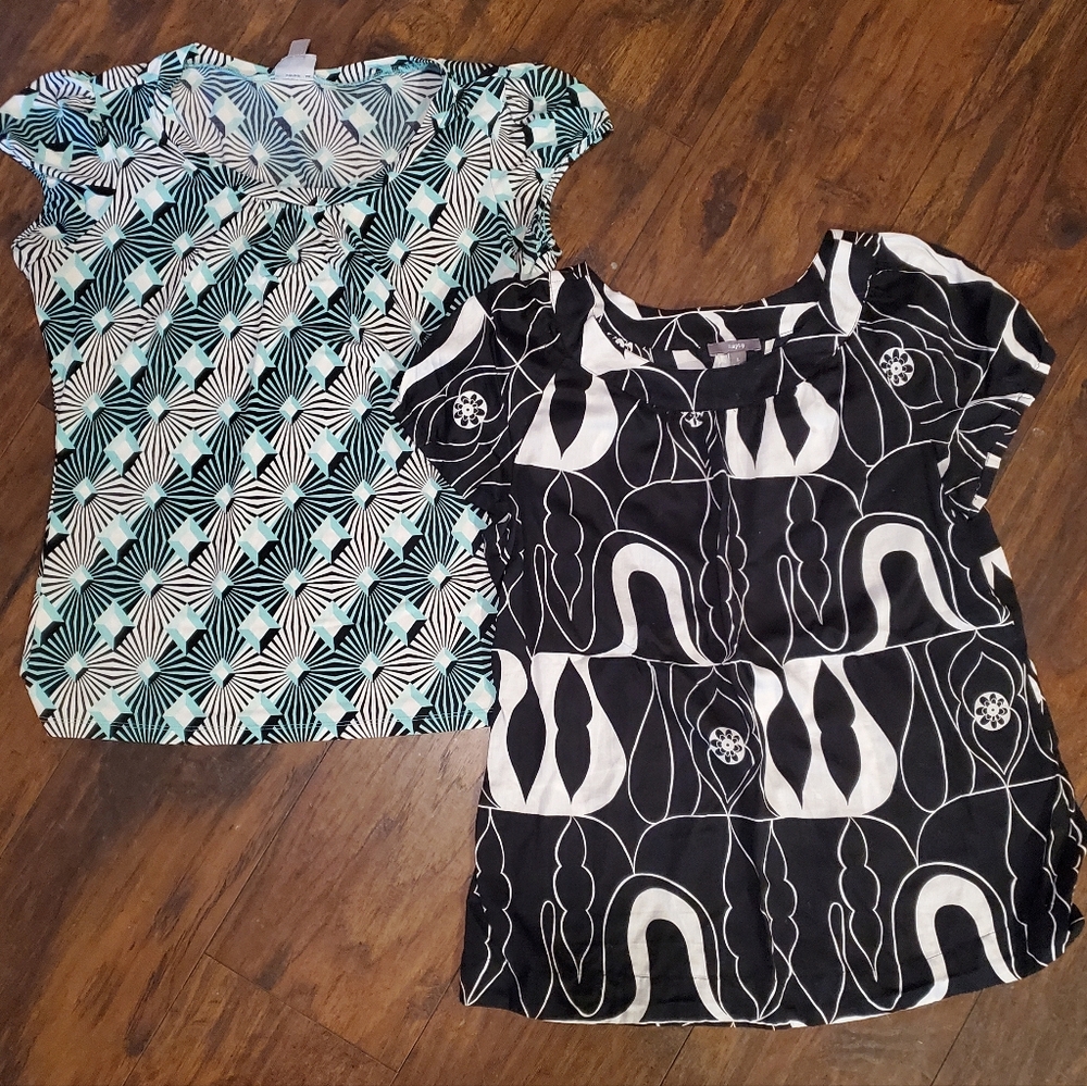 🌻 3/$20 Deal! ✨️BUNDLE✨️ Worthington Women's Geometric Blouses
